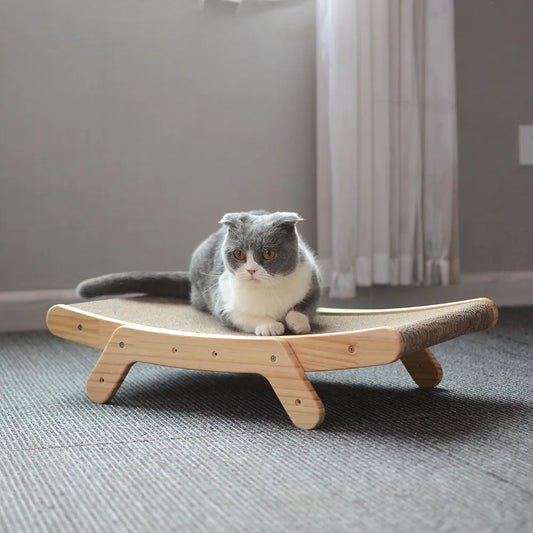 Grattoir en bois pour chat