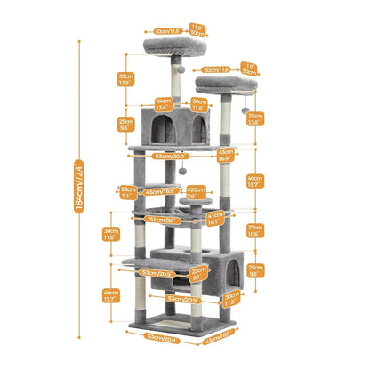 Arbre à chat multi-niveaux Étoile Pattounerie