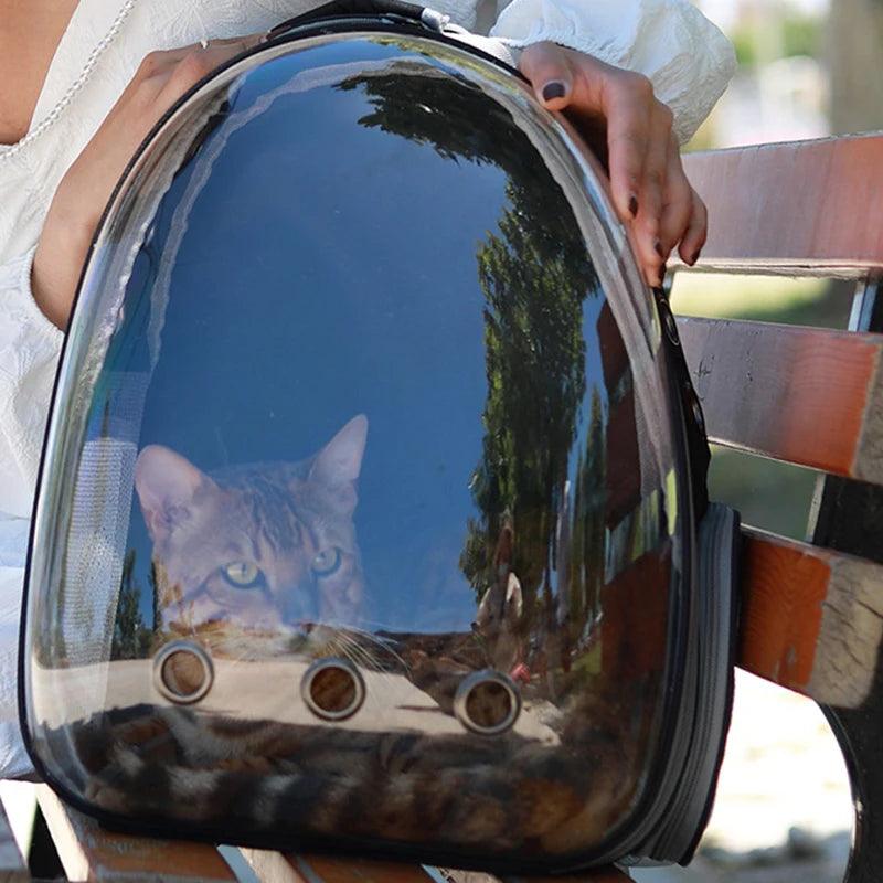 Sac à dos bulle pour chat Pattounerie