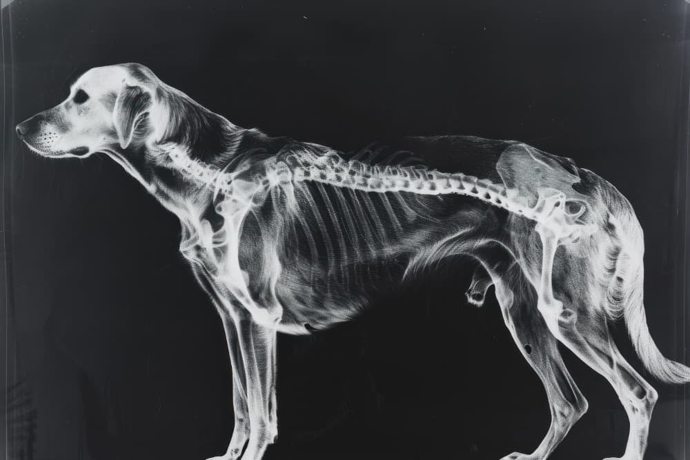 Radiographie concept anatomie du chien