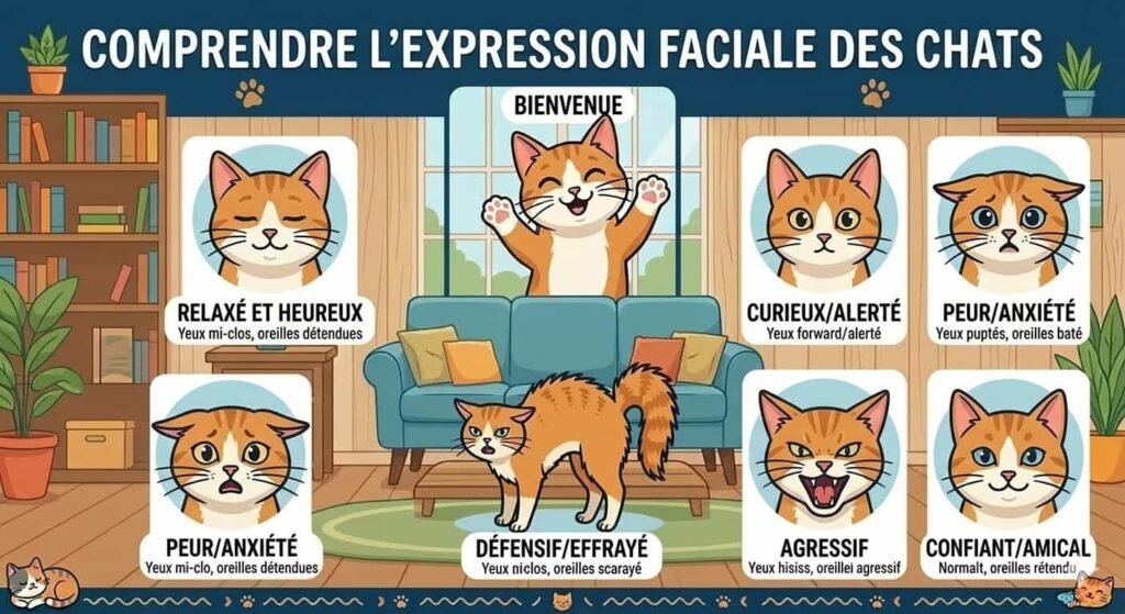 Expression faciale des chats