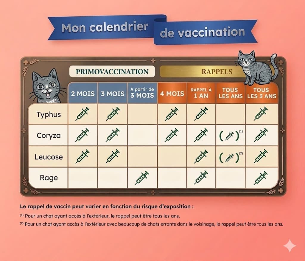 Calendrier vaccination